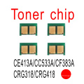 toner reset chip for M452/M377/M477 color printer reset toner cartridge chip